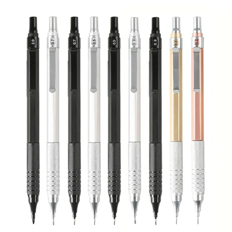 Metal Mechanical Pencil Set (0.5/0.7/0.9/2.0mm)