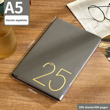 2025 A5 Daily Planner