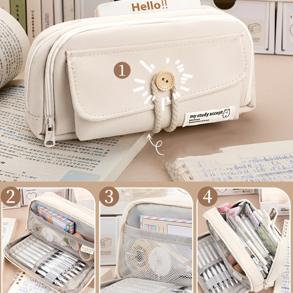 Multi-layer Large-capacity Pencil Case