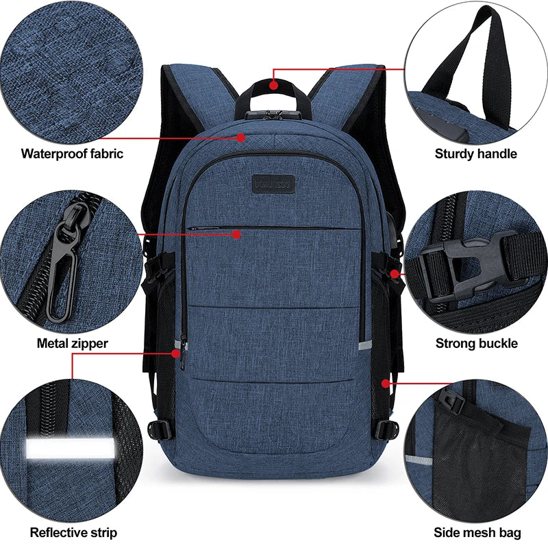 DOXUNGOO Waterproof Anti-Theft 15.6" Backpack