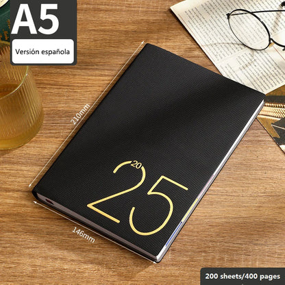 2025 A5 Daily Planner