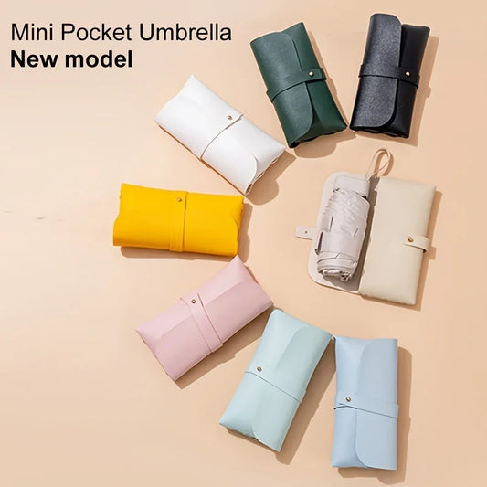 Capsule Mini Folding Umbrella & Bag Set