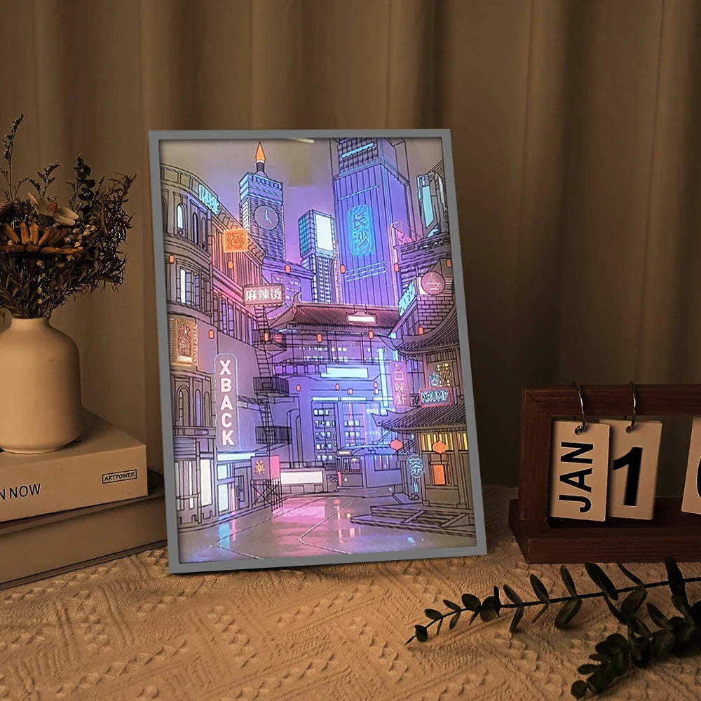 Luminous Art Deco Night Light